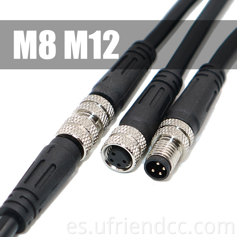 IP67 IP67 IP67 IP67 IP67 personalizado personalizado 4 PIN 4 PIN 8PIN CABLE DE SENSOR MEN MAL MAS MA12 M8